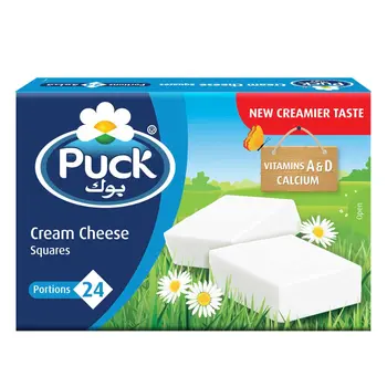Puck Cream Cheese Squares - 24Pieces
