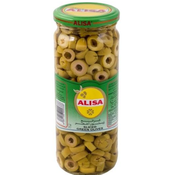 Alisa Sliced Green Olives 230g