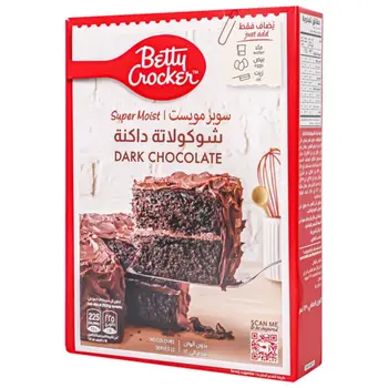 Betty Crocker Super Moist Dark Chocolate Cake Mix 430g