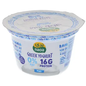Nada 0% Fat Plain Greek Yogurt 160g
