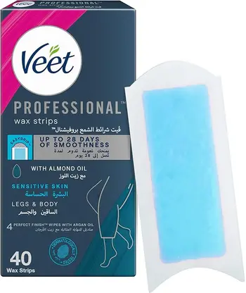 Veet Professional Easy Gel Wax Strips 20 Pieces