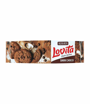 Roshen Lovita Cocoa & Chocolate Cookies 150g