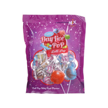 داي لايف بوب مصاصات بنكهة الفواكه المشكلة و الحليب 13جرام