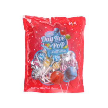 داي لايف بوب مصاصات بنكهة الفواكه المشكلة 40قطعة