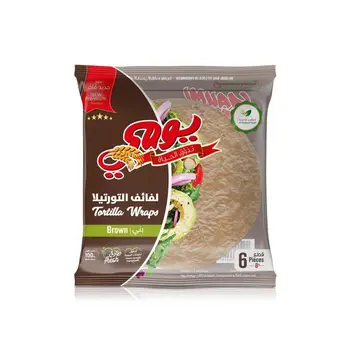 Yaumi Premium Tortilla Wraps Brown 6 Pieces