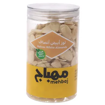 Mehbaj White Almonds Halves 250g