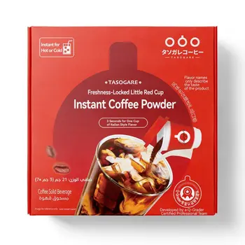 تاسوجاري قهوة سريعة الذوبان بنكهة إيطالية 7×3جرام