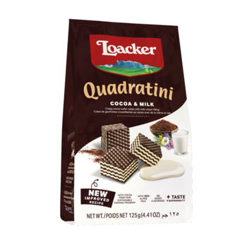 لواكر كوادرتيني ويفر حليب كاكاو 125 جرام