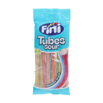 Fini Sour Rainbow Tubes 75g