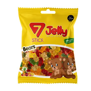 7 Jelly Fruit Gummy Bears 120g