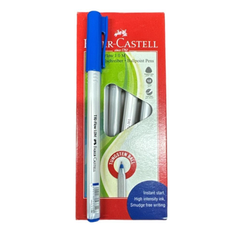 فابر كاستل أقلام حبر جاف 1.0 مم ازرق 10حبات