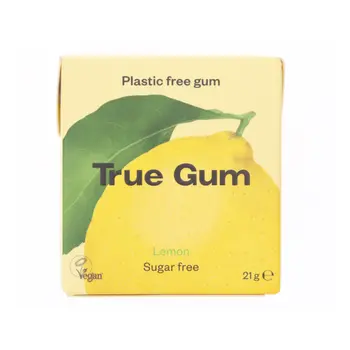 True Gum Lemon Sugar-Free Chewing Gum 21g