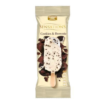السعودية سينسيشنز كوكيز وبراونيز آيس كريم ستيك 105مل