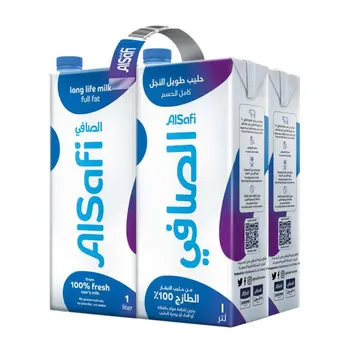 Alsafi Uht Milk Full Fat 4×1L