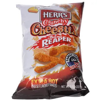 Herr's Carolina Reaper Crunchy Cheestix 227g