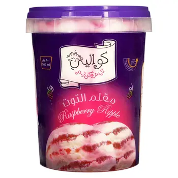 Kwality Raspberry Ripple Ice Cream 500ml