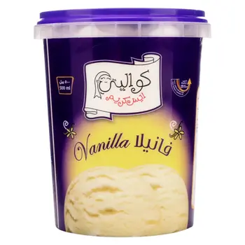 Kwality Vanilla Ice Cream Tub 500ml