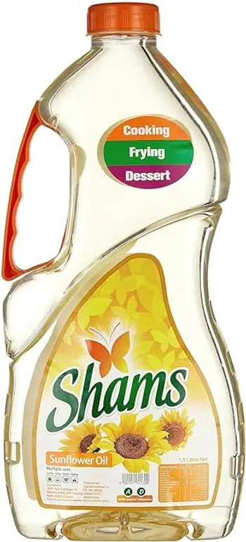 Shams Pure Sunflower Oil Value Pack 2×1.5L