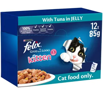 Purina Felix Kitten Tuna Food 12x85g