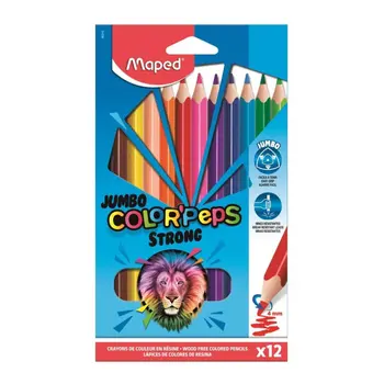 Maped Jumbo Color Peps Strong Pencils 12Pieces