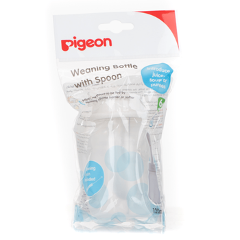 Pigeon Weaning Bottle with Spoon 120ml