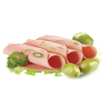 Halwani chicken mortadella olives