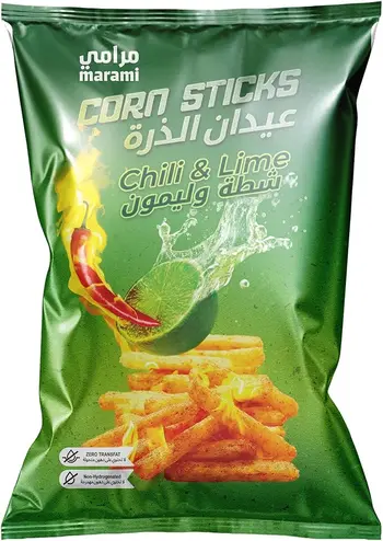 مرامي عيدان الذرة بالشطة و الليمون 50 جرام