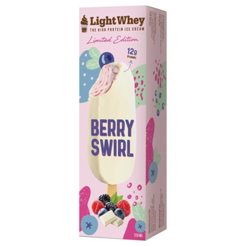 لايت واي آيس كريم عصا بيري سويرل بالتوت 120مل