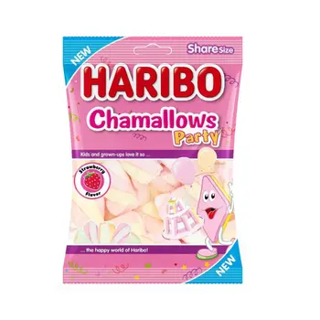 Haribo Strawberry Chamallows Party Marshmallow 70g