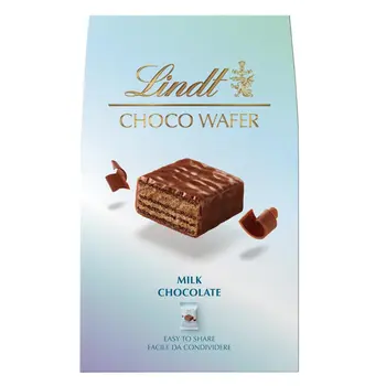 ليندت ويفر شوكولاتة الحليب، عبوة مشاركة، 130جرام