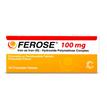 Ferose Iron Deficiency Tablets 30x100mg