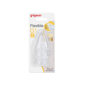 Pigeon Peristaltic Silicone Nipple S 3 pcs