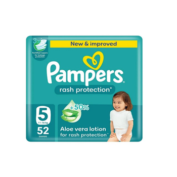 Pampers Junior Diapers 11-16kg 52 Pieces