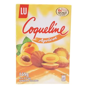 LU Coqueline Apricot Cake 6x27.5g