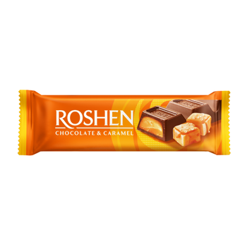 Roshen Milk Chocolate Caramel Bar 30g