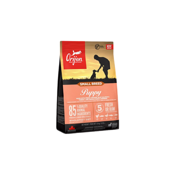 اورجن طعام جاف للجراء من السلالات الصغيرة بالدجاج والسلمون والديك الرومي والاسماك 1.8كيلو