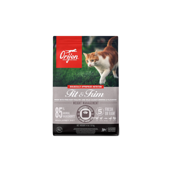 Origin Fit & Trim Dry Food for Neutered Cats with Chicken Turkey & Fish 1.8Kg