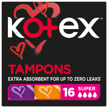 Kotex Tampons Super 16Pieces