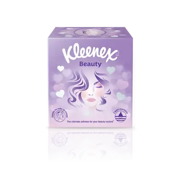 Kleenex Beauty Cube Facial Tissues 3-ply Unscented 50Pieces