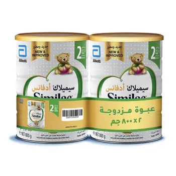 سيميلاك ادفانس جولد (2) حليب أطفال عبوة مزدوجة 2×800جرام