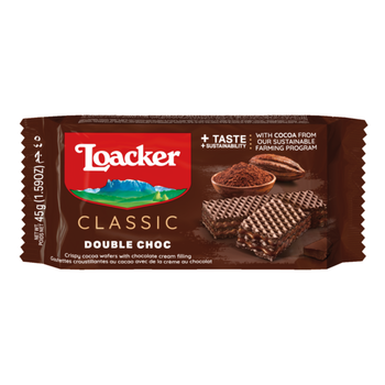 Loacker Classic Double Chocolate Wafer 45g
