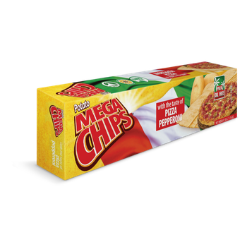 Mega Chips Pizza Pepperoni Potato Chips 50g