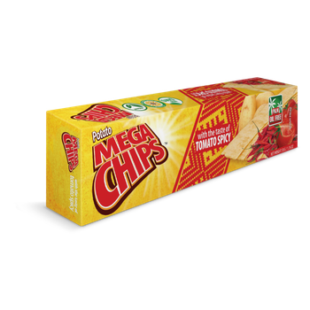 Mega Chips Tomato Spicy Potato Chips 50g