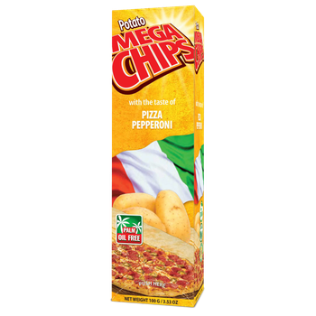 ميجا شيبس بيتزا ببروني 100جرام