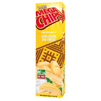 ميجا شيبس ساور كريم وجبن 100جرام