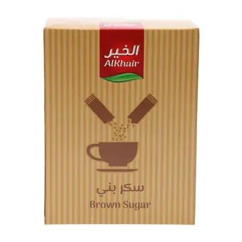 AlKhair Brown Sugar Packets 100x4g