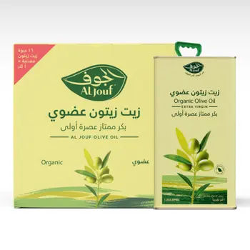 AL Jouf Organic Olive Oil 16x1L