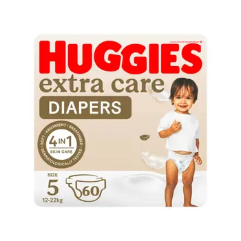 Huggies Extra Care Diapers Size 5 60 Pieces
