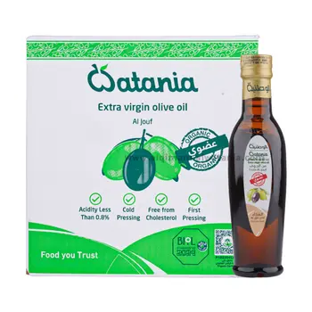 Alwatania Organic Olive Oil Carton 24Pieces 250Ml