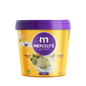 Mercely'S Kiwi Ice Cream Mini Tub 125ml